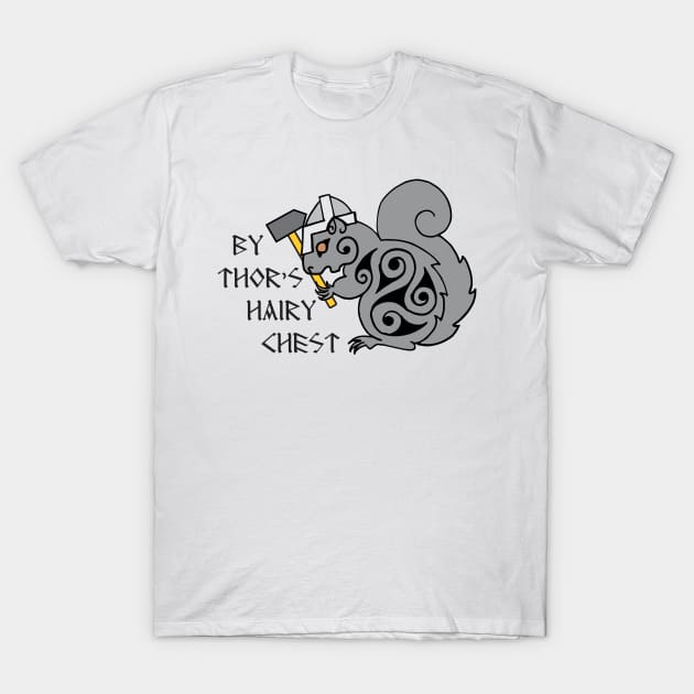 Battle Squirrel! T-Shirt by Greyhand